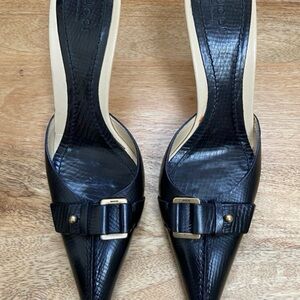 Gucci Women's Black Leather Heels
